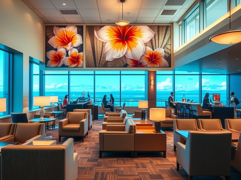 Comfort in the Skies: Hawaiian Airlines Lounge Access